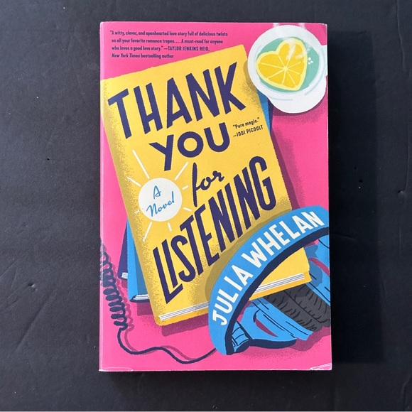 BOOK Other - Thank You for Listening by Julia Whelan | Fiction, Romance | Paperback Book